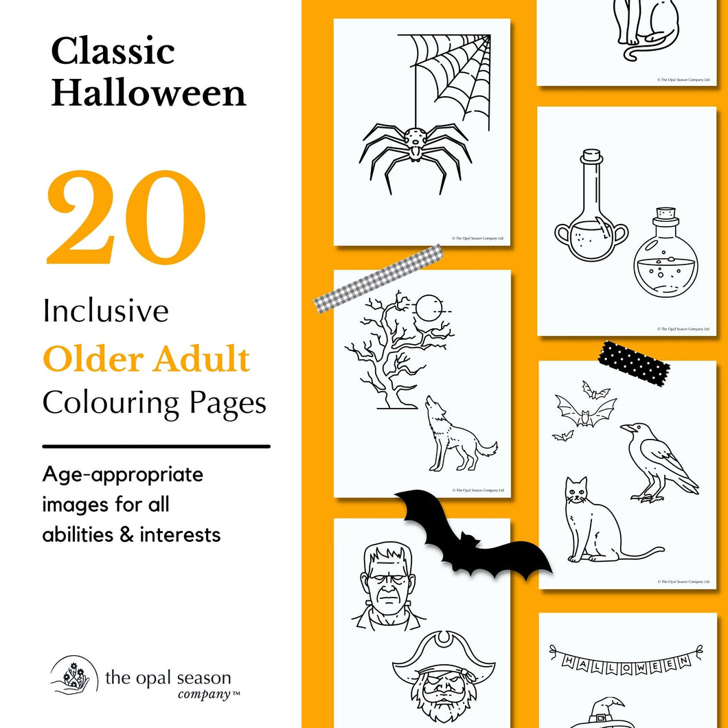 Classic Halloween Colouring Pages
